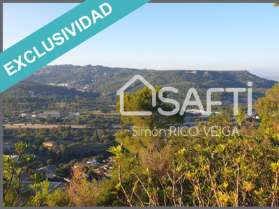 TERRENO RESIDENCIAL en CERVELLÓ. VISTAS AL LLOBREGAT Y CORBERA. A 16 MN DE BARCELONA.