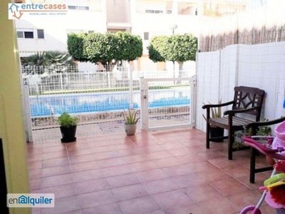 Alquiler piso terraza y piscina Almenara