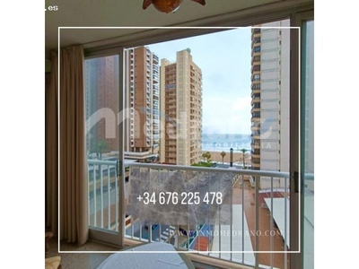 AMPLIO ESTUDIO CON VISTAS AL MAR EN LEVANTE BENIDORM