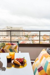 Alquiler de piso en calle La Nogalera de 1 habitación con terraza y piscina