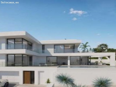 Calpe Villa nueva 3 habitaciones y piscina vista al mar y al peñon de lfach 789000 euros