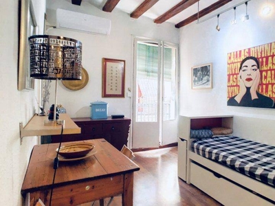 Alquiler Piso Barcelona. Piso de una habitación en Carrer de Sant Vicenç. Con terraza