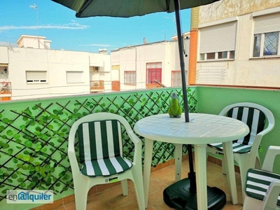 Alquiler piso amueblado terraza Collblanc