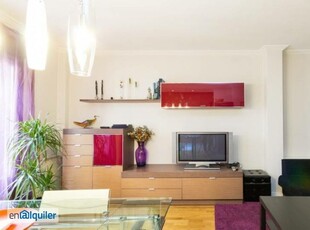 apartamento de 1 dormitorio con aire acondicionado y balcón en alquiler en Conde Duque