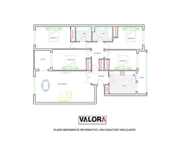 Piso con 4 habitaciones con ascensor y aire acondicionado en Cartagena