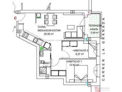 Piso en venta en Calle Xamfrà C/La Granada Amb C/Mas I Jornet