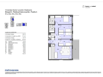 Piso en venta en Parcelas 42, 43, 44