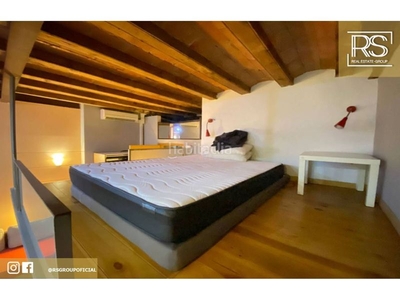 Alquiler loft piso en alquiler en el barri Gòtic, 1 habitación , un baño , totalmente amueblado y equipado. en Barcelona