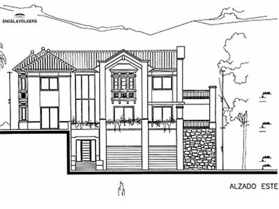 Terreno con estructura para una Villa en La Cala Golf
