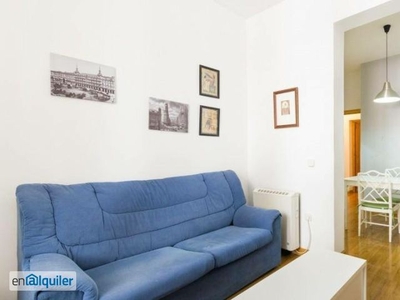 Piso de 1 habitación con balcón en alquiler en Malasaña