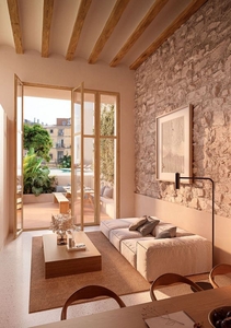 Venta de piso en El Raval de 2 habitaciones con terraza y jardín