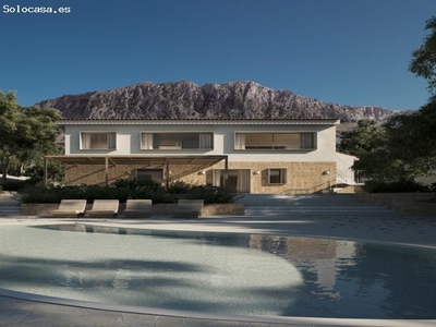 Una villa nueva con encantador carácter mediterráneo en completa armonía con su entorno