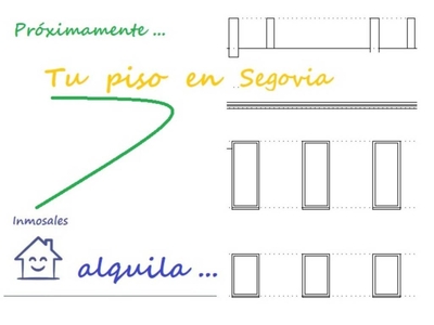 Alquiler Piso Segovia. Piso de una habitación en Calle Muerte y Vida. Buen estado cuarta planta