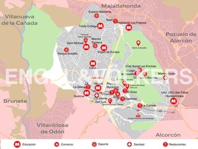 Fantástico dúplex adosado con jardín en Boadilla