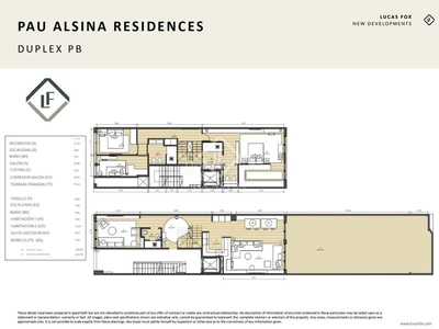 Piso dúplex en excelentes condiciones de 3 dormitorios con terraza de 79 m² en venta en gràcia en Barcelona