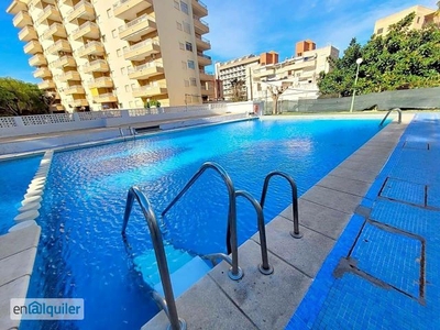 Apartamento alquiler anual playa miramar 2 habitaciones, 1 baño con piscina