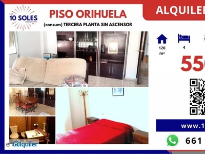 Alquiler piso con 2 baños Núcleo urbano