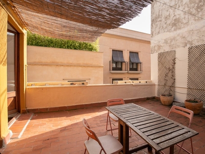 Alquiler de piso con terraza en Raval (Barcelona), S. Pere, Santa Caterina, i la Rib.