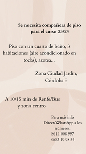 Habitaciones en C/ Maestro Priego López, Córdoba Capital por 167€ al mes