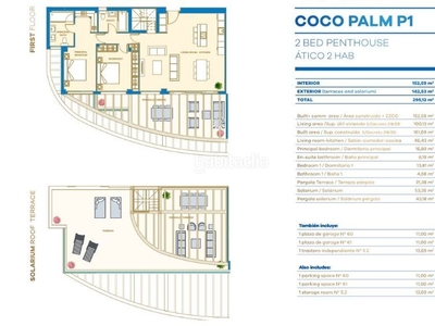 Ático con 2 habitaciones con ascensor, parking, piscina, aire acondicionado y vistas al mar en Mijas