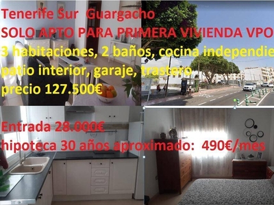 Venta Piso San Miguel de Abona. Piso de tres habitaciones Con terraza