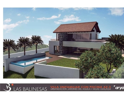 Villa con terreno en venta en la Jardines del Aguila' Mijas