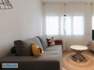 Apartamento a estrenar de 1 dormitorio con aire acondicionado en alquiler en el centro de Gràcia