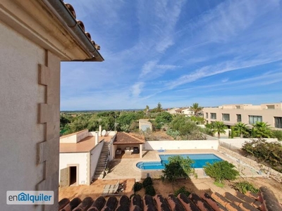 Alquiler casa piscina Salines (Ses)