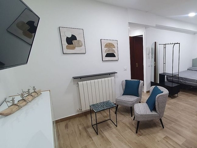 Alquiler de estudio en Embajadores - Lavapiés con muebles y aire acondicionado