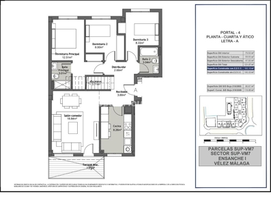 Apartamento ático en venta en Vélez-Málaga