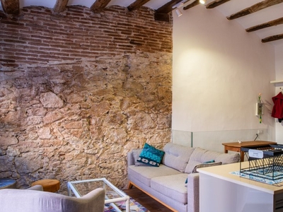 Encantador apartamento de 1 dormitorio en alquiler en Sants, Barcelona