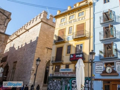 Apartamento de 3 dormitorios en alquiler en Ciutat Vella, Valencia