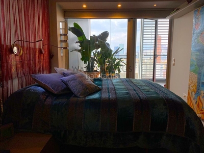 Alquiler piso con 3 habitaciones amueblado con ascensor, piscina, calefacción, aire acondicionado y vistas al mar en Barcelona