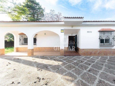 Alquiler casa chalet independiente en Loreto Espartinas
