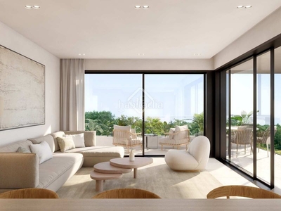 Piso de obra nueva de 3 dormitorios con 66m² de jardín en venta en terramar en Sitges