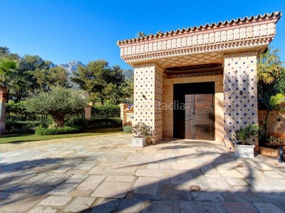 Casa espectacular mansión de estilo palaciego en la quinta de Sierra Blanca, en Marbella