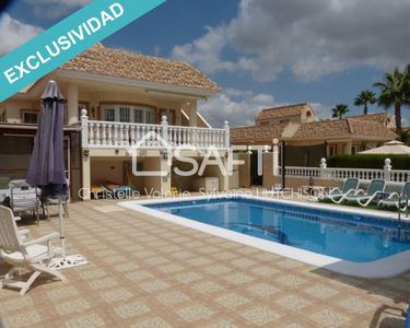 Impresionante villa de 5 dormitorios, piscina, gran jardín, Fortuna, Murcia
