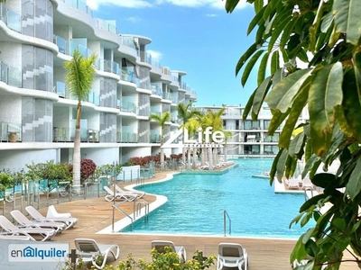 Espectacular apartamento en renta de larga duración en palm mar, complejo las olas
