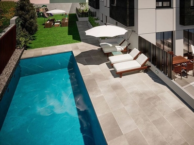 Piso nuevo en venta en calle Montecerrao de 1 habitación con piscina y ascensor