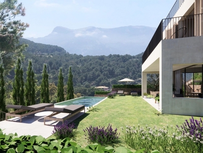 Villa obra nueva con piscina y vistas en Port de Sóller.