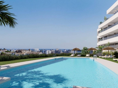 Venta Piso Estepona. Piso de una habitación Nuevo planta baja plaza de aparcamiento con terraza calefacción individual