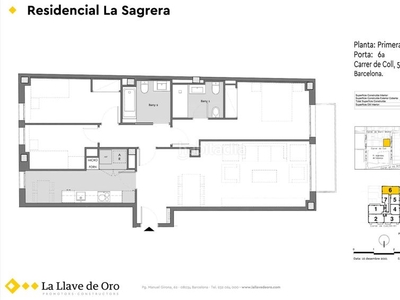 Piso en carrer de coll 59 piso con 3 habitaciones en Barcelona