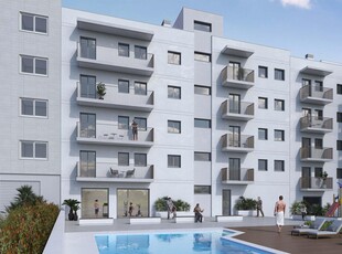 Piso en venta. Obra nueva - pisos 1-2-3 y 4 habitaciones, salón cocina, 2 baños, terrazas, piscina, gimnasio, trasteros, parking.