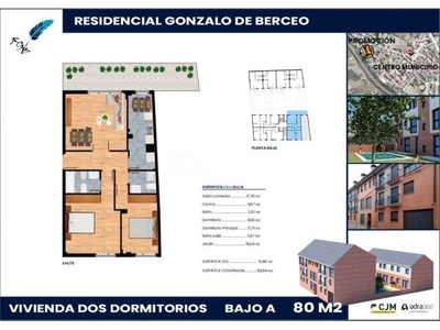 Piso en venta en Calle de Gonzalo Berceo, 43