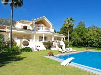 Maravillosa villa para temporada larga en Sierra Blanca, Marbella