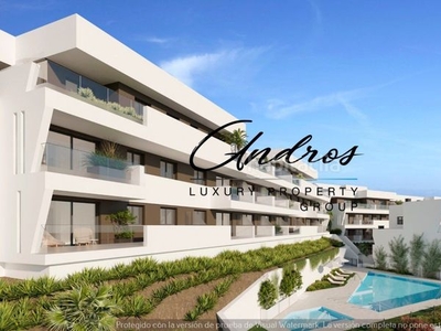 Apartamento moderno apartamento con terraza, piscina, garaje y trastero, vistas, en venta en en Estepona