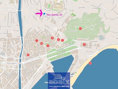 Piso en calle dos aceras 42 piso en venta en centro histórico , en Málaga