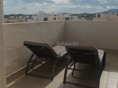 Ático con 2 habitaciones amueblado con ascensor, parking, calefacción y aire acondicionado en Murcia