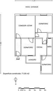 Ático con 3 habitaciones con ascensor en Montesa Esplugues de Llobregat