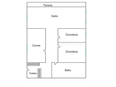 Piso en venta bonito piso de 70 m2 construidos, en la zona centro (madrid). incluye trastero y plaza de garaje; terraza propia, patio y piscina comunitarios. en Navas del Rey